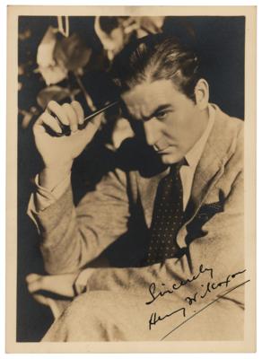 Lot #1046 Henry Wilcoxon Signed Photograph - Image 1