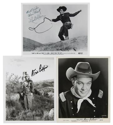 Lot #912 Cowboy Actors (3) Signed Photographs