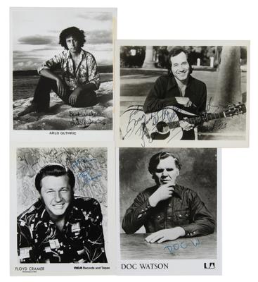 Lot #798 Country and Folk (4) Signed Photographs - Image 1