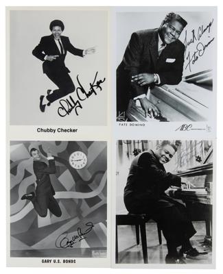 Lot #835 Rock and Roll Pioneers (4) Signed Photographs - Image 1