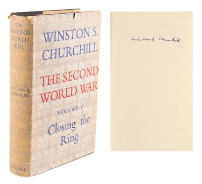 Lot #185 Winston Churchill Signed Book - Image 1