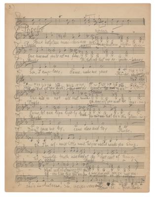 Lot #760 Frederick Loewe Autograph Musical Manuscript for 'The Quests,' an Unpublished Song from Camelot  - Image 3