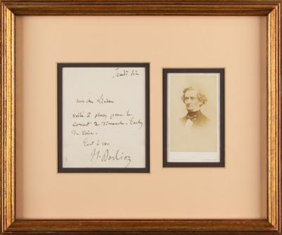 Lot #753 Hector Berlioz Autograph Letter Signed - Image 2