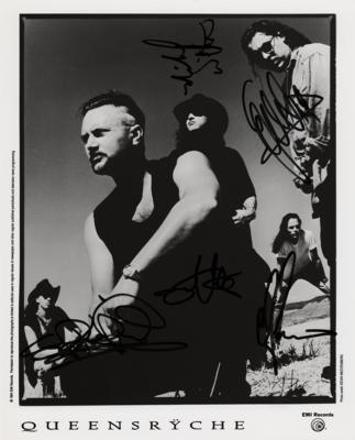 Lot #833 Queensryche Signed Photograph - Image 1