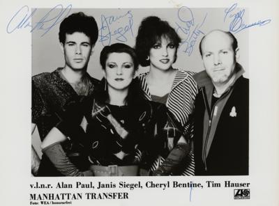 Lot #790 Manhattan Transfer Signed Photograph - Image 1