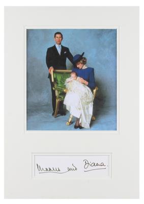 Lot #192 Princess Diana and Prince Charles Signatures - Image 1