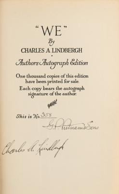 Lot #563 Charles Lindbergh Signed Book - Image 2