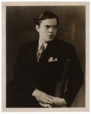 Lot #1043 Orson Welles Signed Photograph