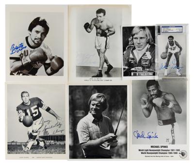 Lot #1093 Sports (7) Signed Photographs