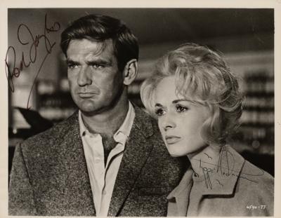Lot #888 The Birds: Tippi Hedren and Rod Taylor Signed Photograph - Image 1