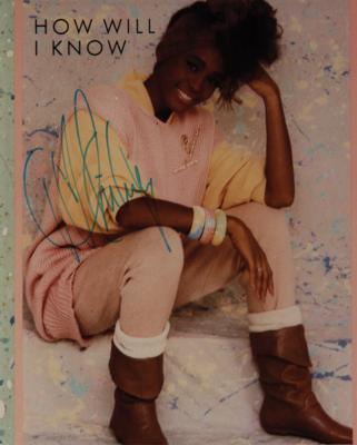 Lot #846 Whitney Houston Signed Photograph - Image 1