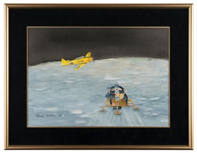 Lot #573 Michael Collins Original Painting: 'Flyby' - Image 2