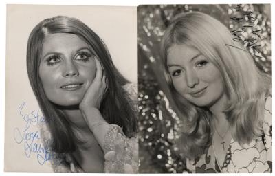 Lot #823 Mary Hopkin and Sandie Shaw (2) Signed Photographs - Image 1