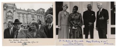 Lot #198 African Leaders: Botha and Nyerere (2) Signed Photographs - Image 1