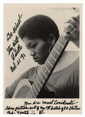 Lot #801 Odetta Signed Photograph