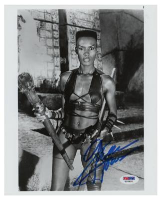 Lot #959 Grace Jones Signed Photograph - Image 1