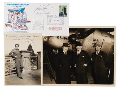 Lot #282 Explorers (3) Signed Items - Image 1