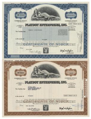 Lot #158 Playboy Enterprises (2) Stock Certificates - Image 1