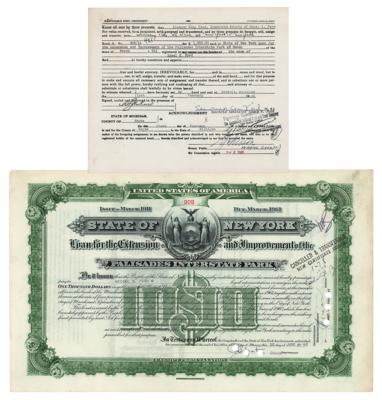 Lot #287 Edsel Ford Estate Bond Assignment and Loan - Image 1