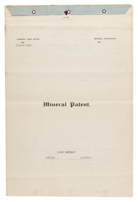 Lot #378 Mining: Durango, Colorado Mineral Patent - Image 2