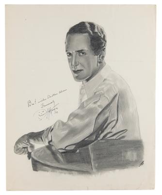 Lot #961 Otto Kruger Signed Sketch - Image 1