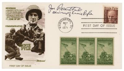 Lot #541 Iwo Jima: Joe Rosenthal Signed First Day Cover - Image 1
