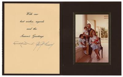 Lot #350 King Hussein and Queen Alia Signed Christmas Card - Image 1