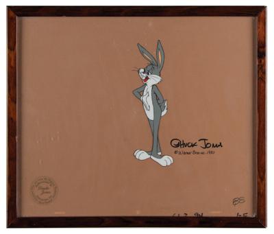 Lot #693 Chuck Jones Signed Production Cel of Bugs Bunny - Image 2