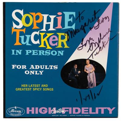 Lot #792 Sophie Tucker Signed Album - Image 1