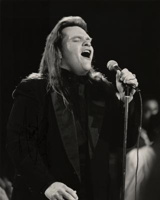 Lot #829 Meat Loaf Signed Photograph - Image 1