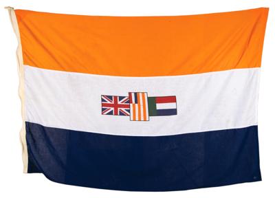 Lot #144 Nelson Mandela Signed Flag of South Africa - Image 1