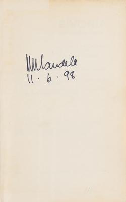 Lot #147 Nelson Mandela Signed Book - Image 2