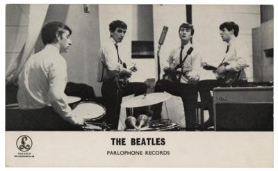 Lot #762 Beatles Signed 1963 Promo Card - Image 2