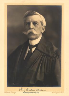 Lot #152 Oliver Wendell Holmes, Jr. Signed Photograph - Image 1