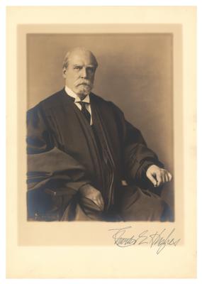 Lot #320 Charles Evans Hughes Signed Photograph