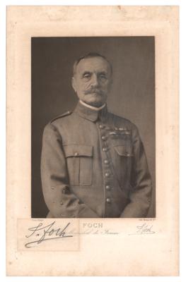 Lot #535 Ferdinand Foch Signed Lithograph