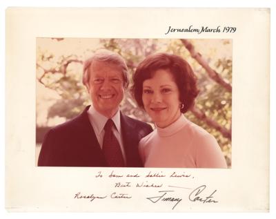 Lot #45 Jimmy and Rosalynn Carter Signed Photograph - Image 1