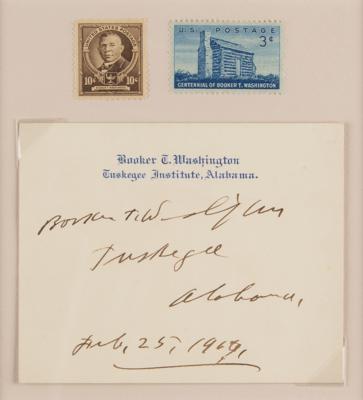 Lot #149 Booker T. Washington Signature - Image 2