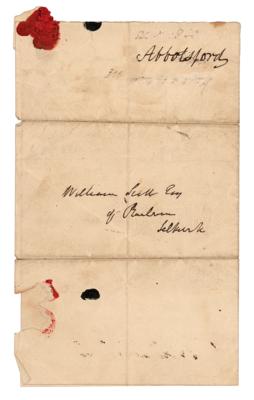 Lot #745 Sir Walter Scott Autograph Letter Signed - Image 3