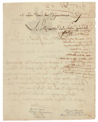 Lot #536 Joseph Fouche Document Signed - Image 2