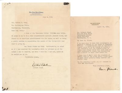Lot #112 Eleanor Roosevelt Typed Letter Signed
