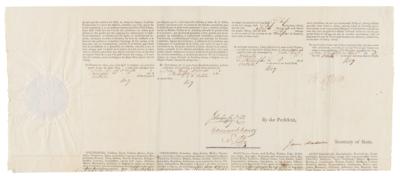 Lot #2 Thomas Jefferson and James Madison Partial Document Signed - Image 1