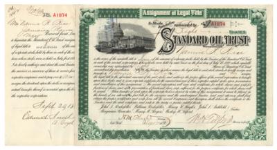 Lot #286 Henry W. Flagler Document Signed - Image 1