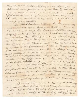 Lot #299 Horace Greeley Autograph Letter Signed - Image 2