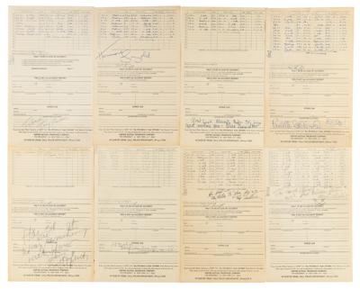 Lot #927 Entertainers (16) Signed Cab Driver's Log - Image 2