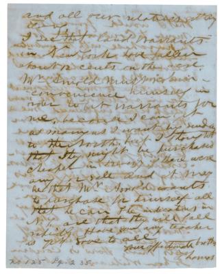 Lot #502 Thomas J. 'Stonewall' Jackson Autograph Letter Signed - Image 3