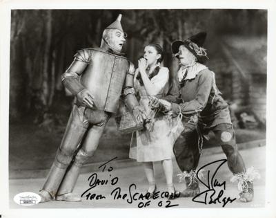 Lot #1048 Wizard of Oz: Ray Bolger Signed