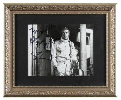 Lot #868 Steve McQueen Signed Photograph - Image 2