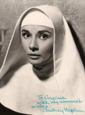 Lot #860 Audrey Hepburn Signed Photograph