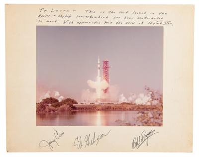 Lot #612 Skylab 4 Signed Photograph - Image 1